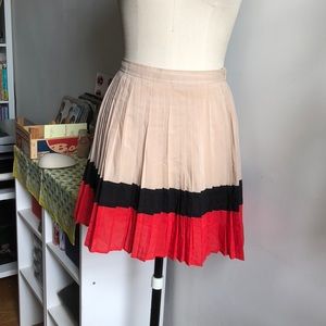 Pleated F21 mini skirt